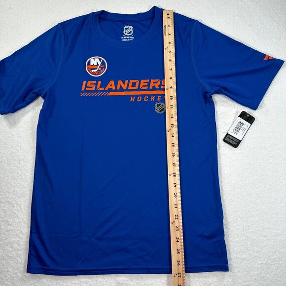 NHL NY Islanders Blue Orange Logo Hockey Short Sleeve T-Shirt Youth XL 18/20 New - Picture 7 of 10